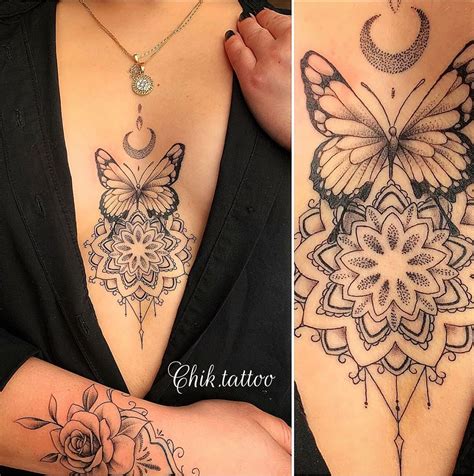 Ver ms ideas sobre tatuajes, tatuajes geomtricos, mangas tatuajes. . Mandala tatuajes en el pecho mujer